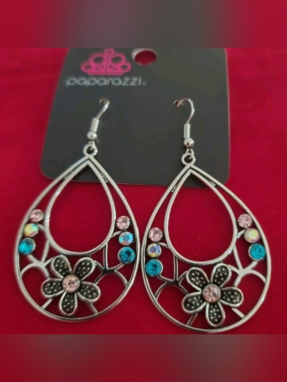 Like Flowers in a Meadow, Marvel at these Iridescent Pastel Rhinestone  Earrings